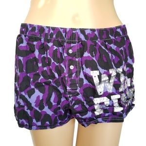 Victoria's Secret PINK Sleep Shorts Wild Cheetah S